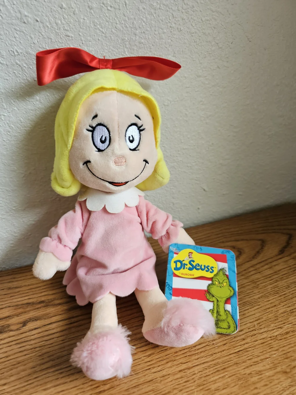 Dr. Seuss Cindy Lou Who Plush Doll New 11 Inch Grinch Who Stole Christmas
